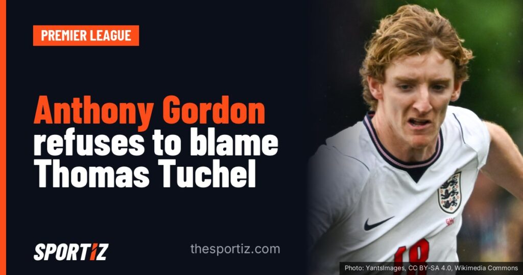 Anthony Gordon refuses to blame Thomas Tuchel