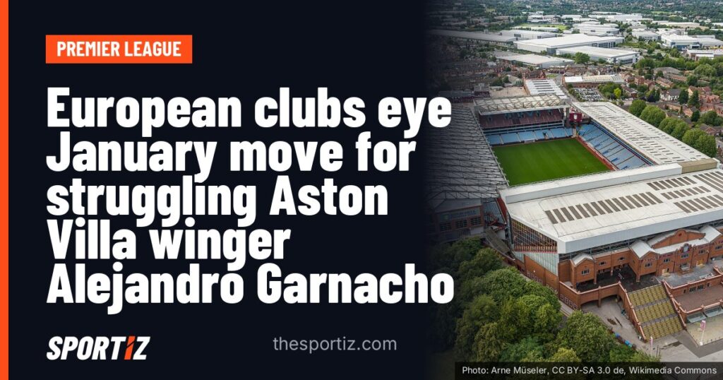 European clubs eye January move for struggling Aston Villa winger Alejandro Garnacho