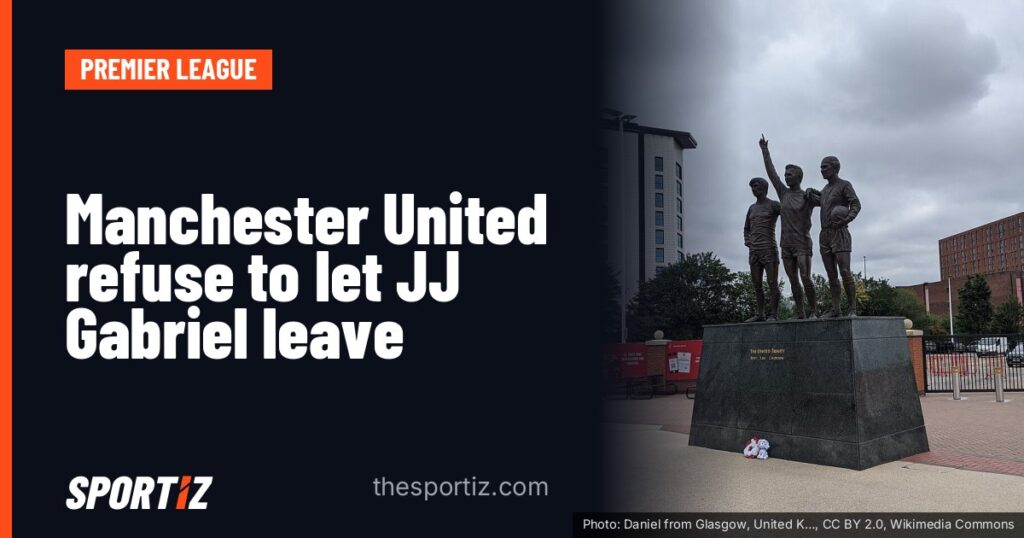 Manchester United refuse to let JJ Gabriel leave