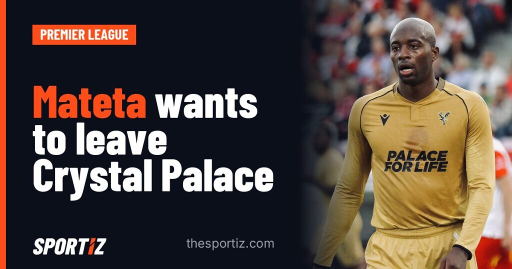 Mateta wants to leave Crystal Palace