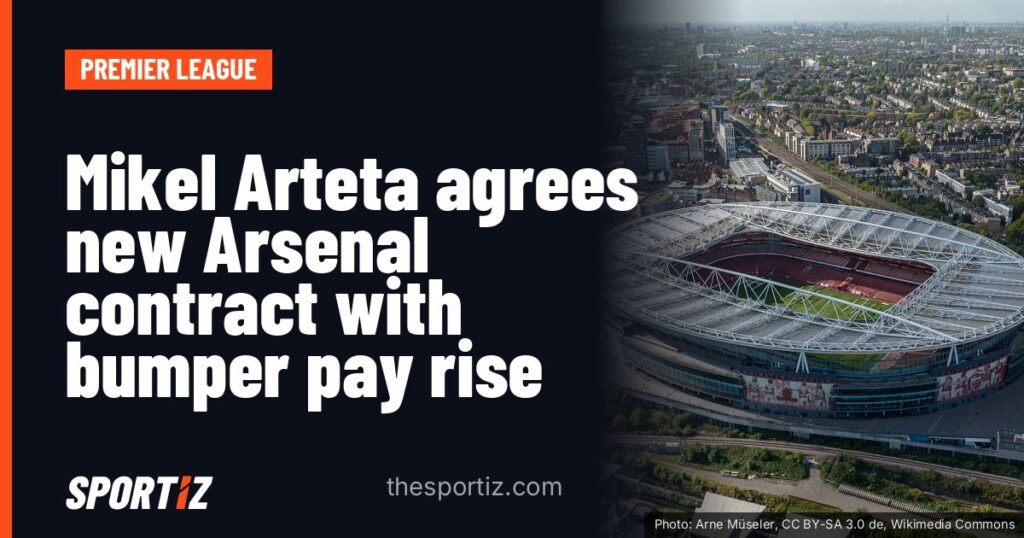Mikel Arteta agrees new Arsenal contract with bumper pay rise