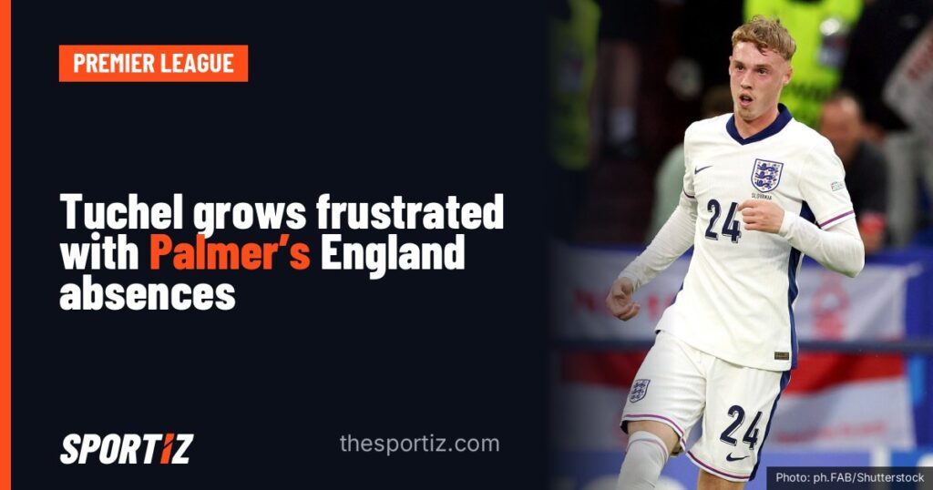 Tuchel grows frustrated with Palmer's England absences