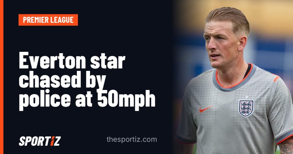 Everton star chased by police at 50mph