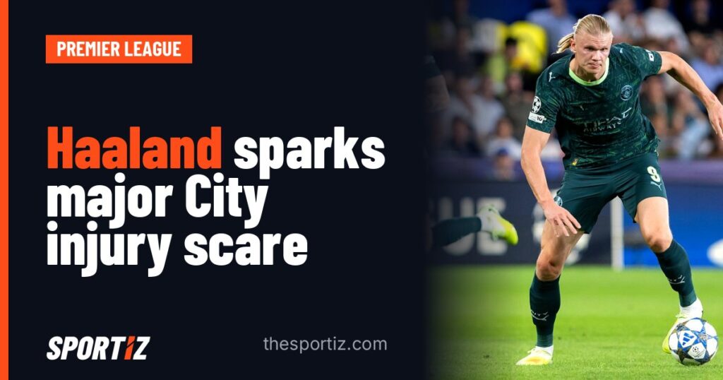Haaland sparks major City injury scare