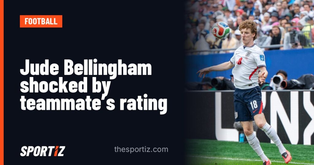 Jude Bellingham shocked by teammate's rating