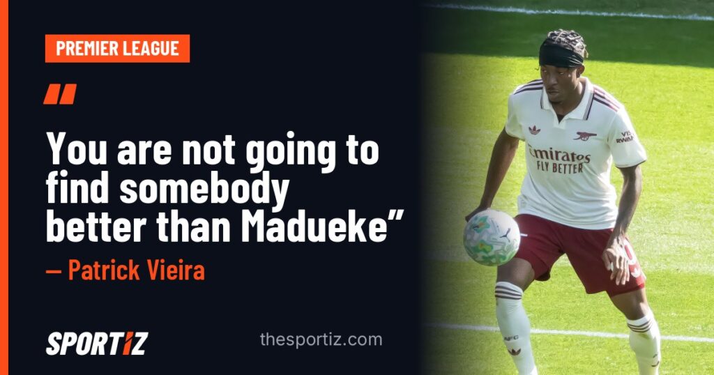 Patrick Vieira: “You are not going to find somebody better than Madueke”